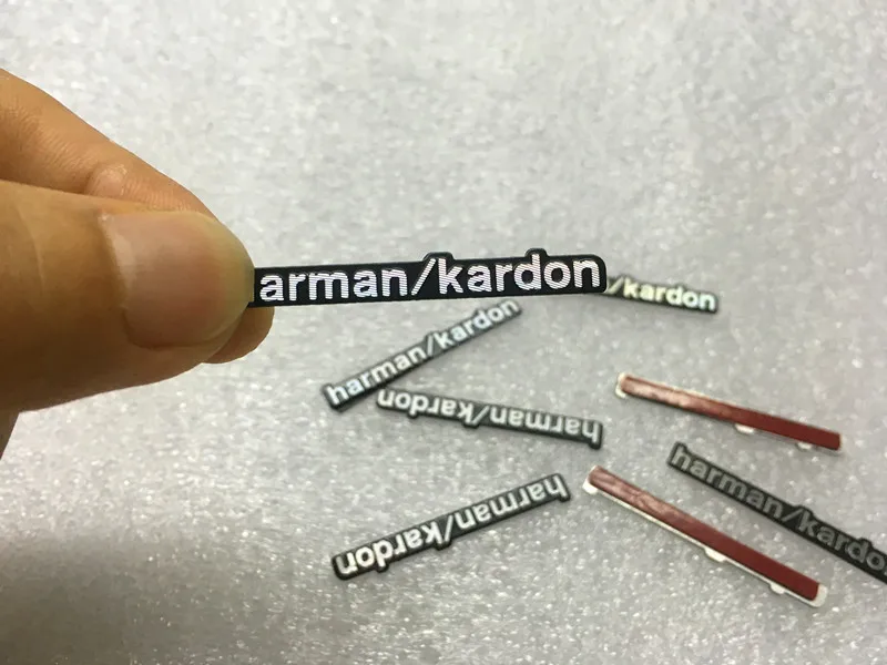 Новые стили 10 шт./лот harman/kardon Hi Fi динамик аудио 3D алюминиевый значок эмблема