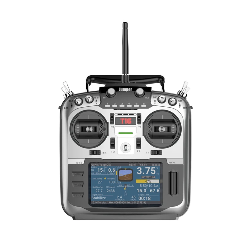 Предоплата Перемычка T16 2,4G 16CH с открытым исходным кодом многосетольный радиопередатчик w/JP4-in-1 радиочастотный модуль совместимый JumperTX OpenTX