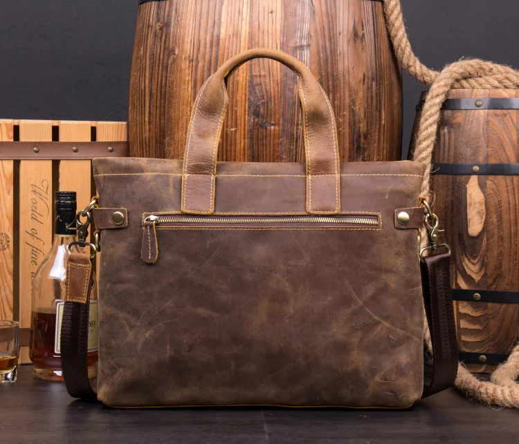Мужская сумка из натуральной кожи, портфель, кожаный портфель, 15 дюймов, деловая сумка для ноутбука, мужские сумки-мессенджеры, мужские дорожные сумки, сумка