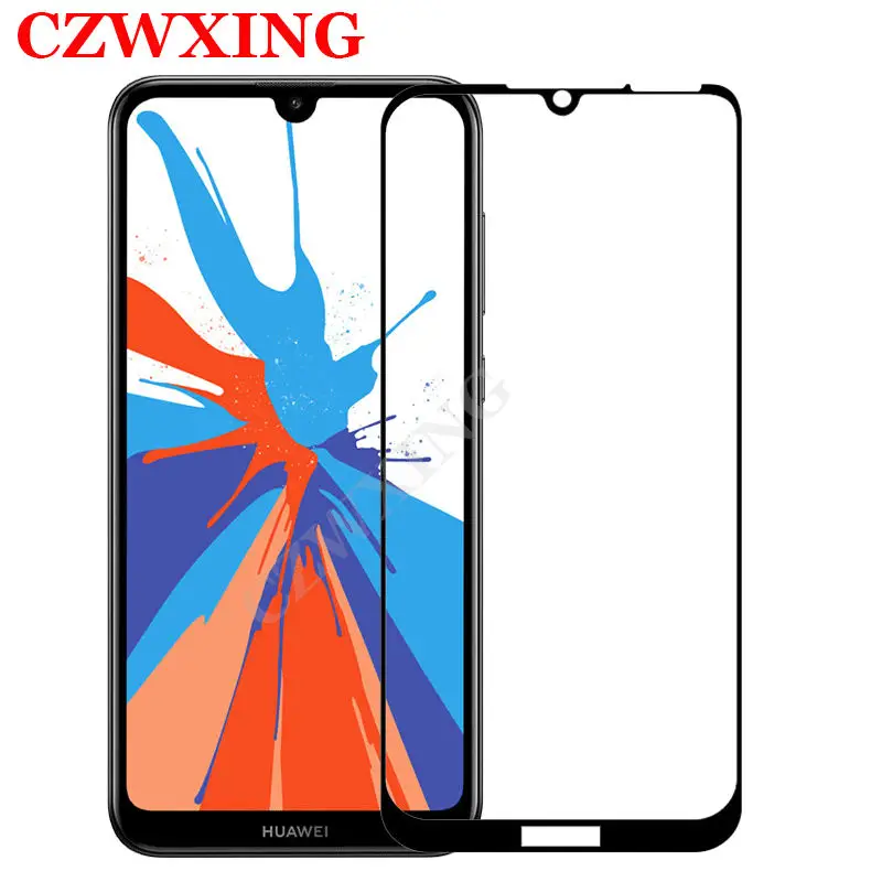Закаленное стекло для Huawei Y6 Pro 2019 Защита экрана Y 6 Y6pro полноэкранная стеклянная