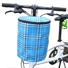 Creative 2016 New Bicycle Basket Detachable Canvas Bike Handlebar Front Cycling font b Bags b font