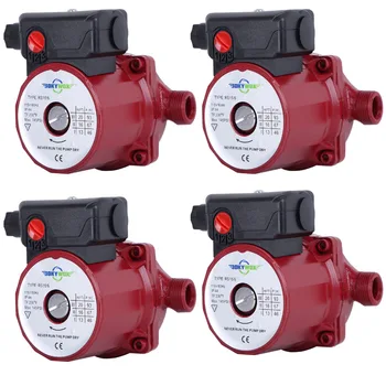 

4 PCS *NPT 3/4'', 3-Speed Hot Water Circulation Pump 110-120V Solar Heater Circulator/Circulating Pump
