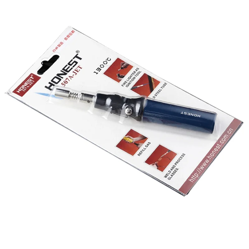 Soldering Butane Gas Torch Flame Gun Blow Jet Burner Welding Burning