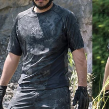 Onebow тактическая летняя уличная охотничья Футболка мужская Военная страйкбол футболка со стрельбой спортивные военные быстросохнущие дышащие футболки