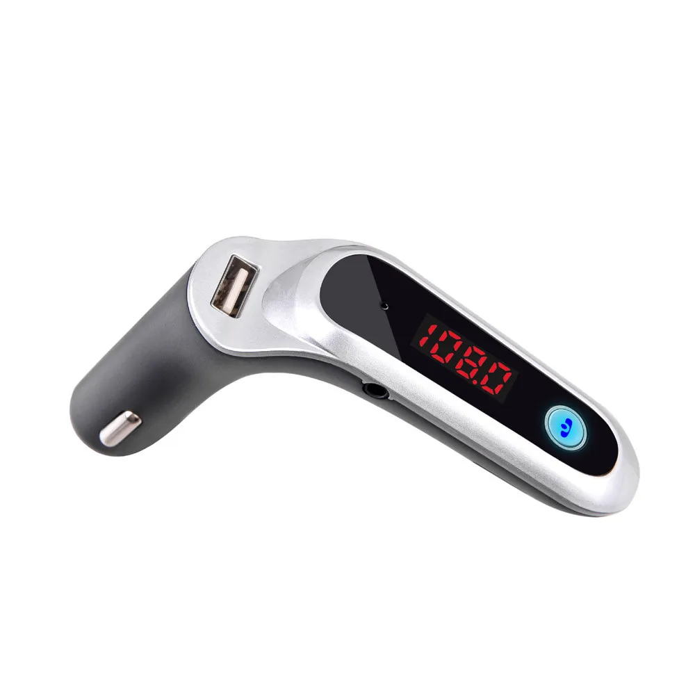 

LCD Bluetooth Car Kit t Hands free Bluetooth Adapter Bluetooth AUX for Receiver Adapter Speaker Headphone 9.8x9x3CM 1.24