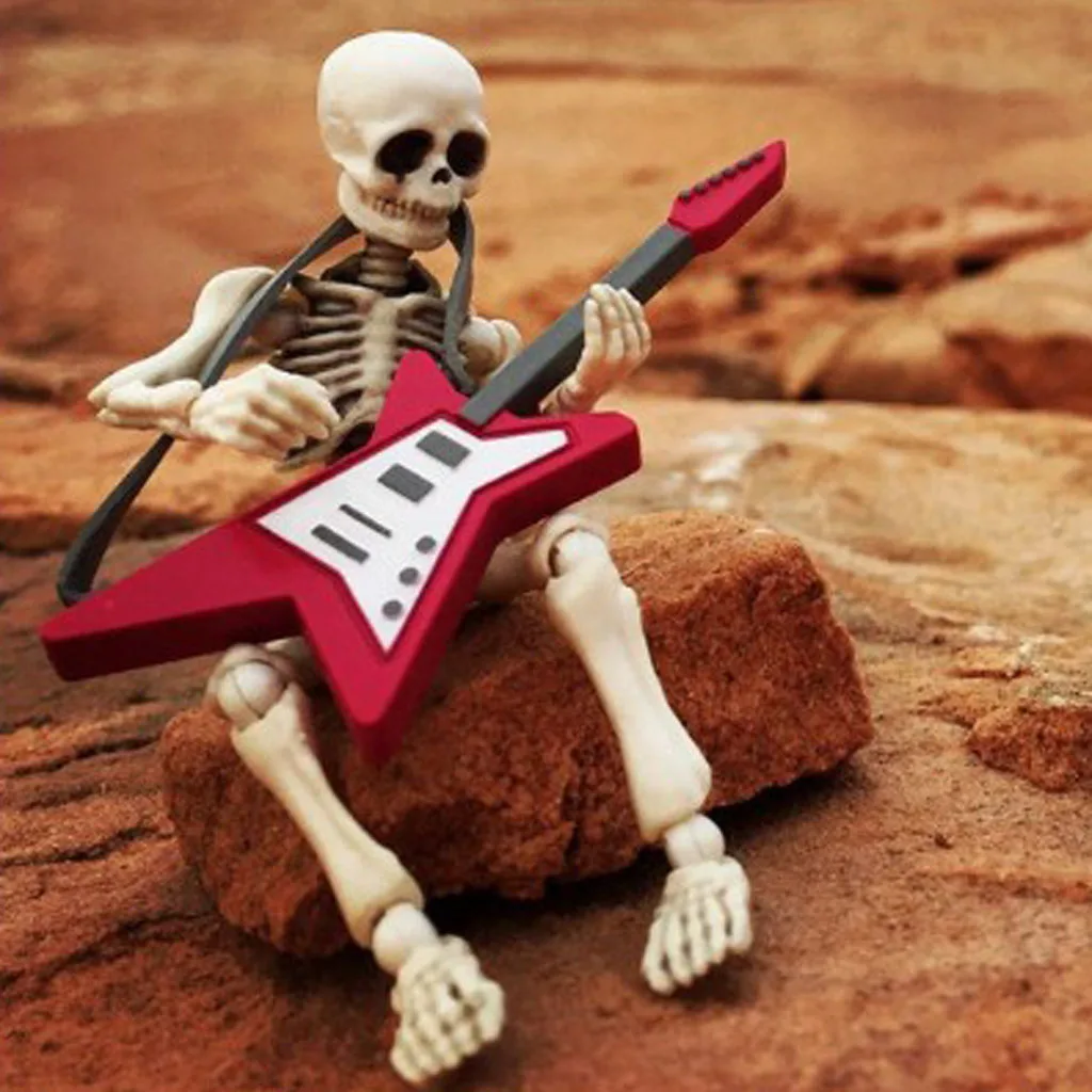 

Dollhouse Miniature Guitar Microphone Model Vocal Concert Set Kids Pretend Play Furniture Model Mini Figures Accessories