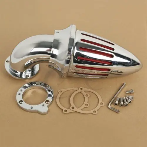 Buy TCMT Motorbike New Chrome Air Cleaner Kits Intake Filter For Harley CV Carb