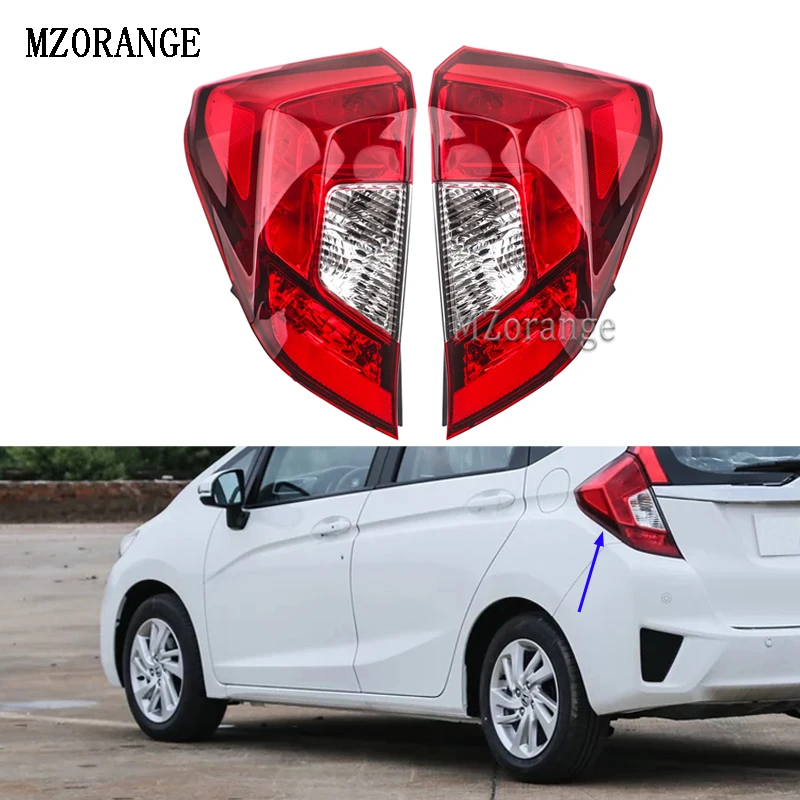 MZORANGE Rear Light Taillamps For FIT JAZZ GK5 GP5 2014 2015 2016 Tail Lights Lamps 33550 T5A