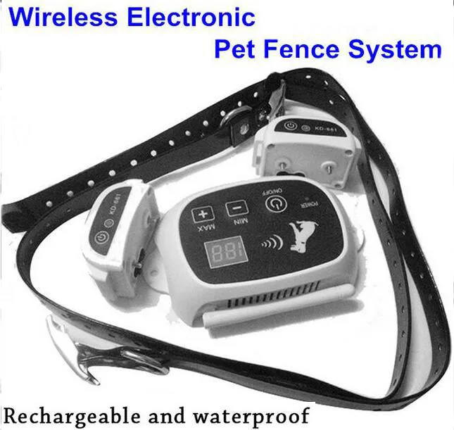 Newest completely Wireless Pet Fence Vibration Shock ...