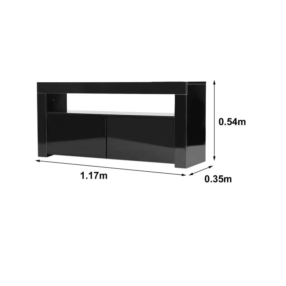 Modern Assemble High Gloss Media Entertainment Console Fashion Tv