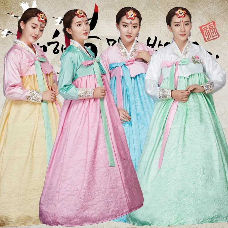 Top+Skirt Women Traditional Korean Hanbok Dress Korea Court Wedding ...