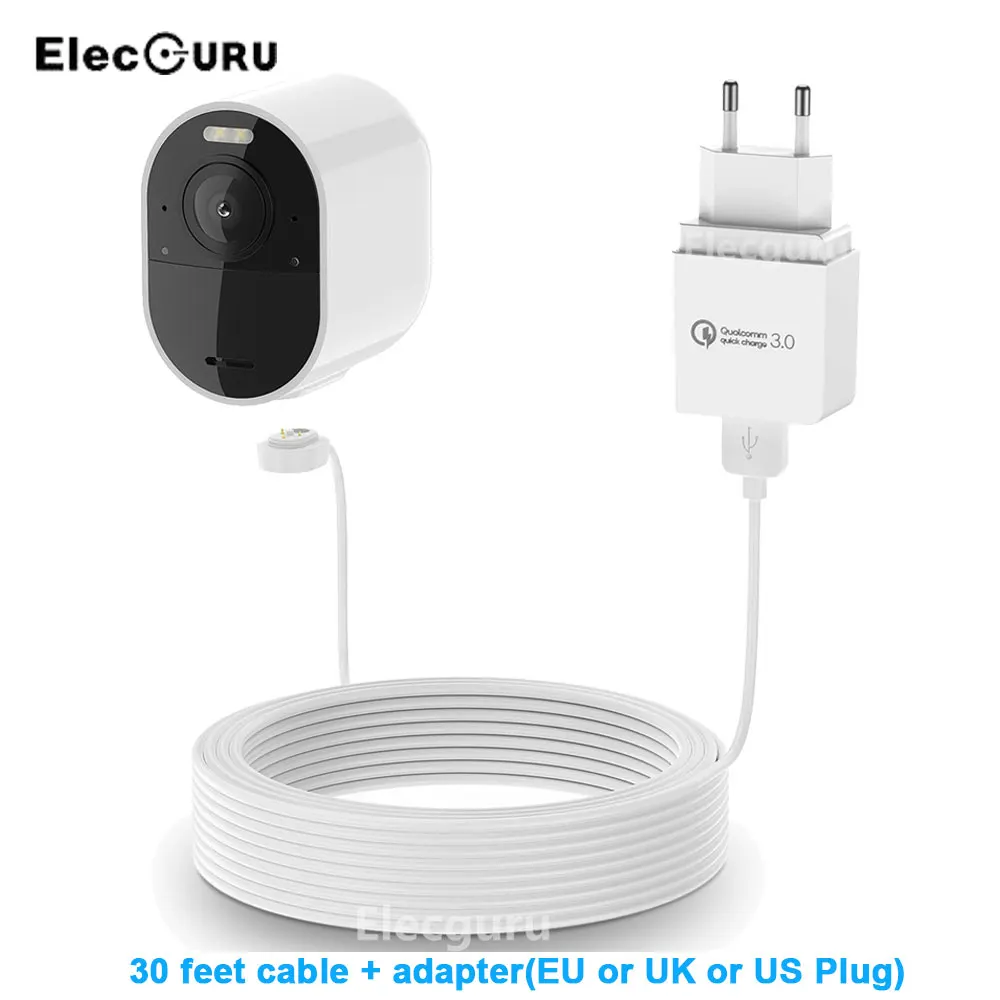 arlo 25 ft charging cable