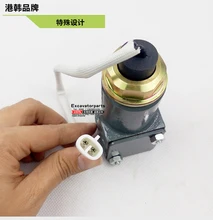 Excavator Hitachi High Speed Solenoid Valve EX120 200-2/3 Hydraulic Pump Solenoid Valve 9147 260 Parts digger 702 21 07010 pc200 6 hydraulic pump proportional solenoid valve digger excavator replacement spare part