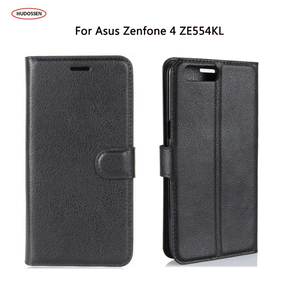 Чехол HUDOSSEN для ASUS Zenfone 4 ZE554KL роскошный кожаный чехол с откидной крышкой