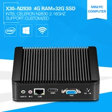 Newest XCY Windows TV Box Celeron N2830 Dual-Core 2.16GHz 4G RAM 32G SSD X86 Computer HDMI+Vga Good Quality Office Using