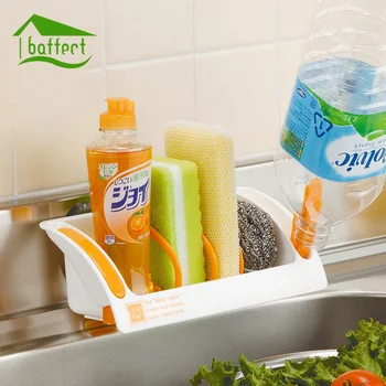 

Sucker Storage Drain Storage Shelves Sucker Organizer Multifunction Kitchen Sink Drains Rack Dish Soap Sponge Brush Holder