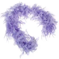 Фиолетовый боа из перьев пушистый Ремесло украшения 6,6 Футов Длинные