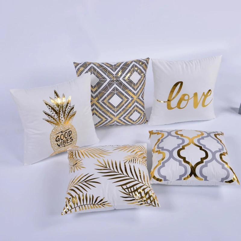 البرنز الذهب الأناناس أوراق مطبوعة وسادة وسادة تغطي الهندسي يغطي كرسي أريكة مقعد سيارة مكتب ديكور المنزل رمي الوسائد البرنز الذهب الأناناس أوراق مطبوعة وسادة وسادة تغطي الهندسي يغطي كرسي أريكة مقعد سيارة مكتب ديكور المنزل رمي الوسائد