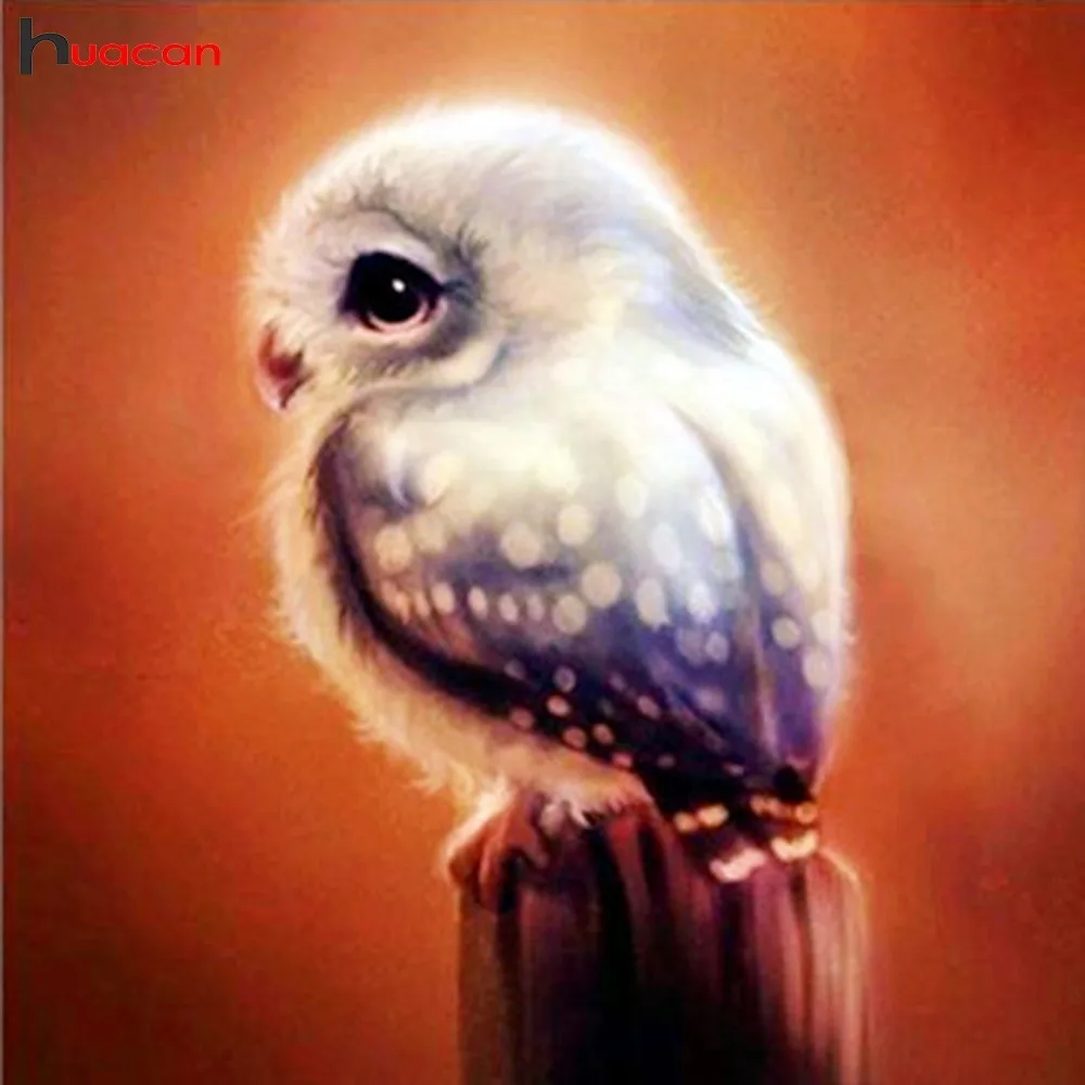 

Huacan Diamond Embroidery Cross Stitch Bird Diamond Painting Animals Rhinestones Full Square Diamond Mosaic Kitchen Decor Hobby