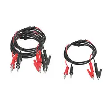 4 мм банан к Аллигатор клип тестовый зонд кабель 1,3 м длиной 5 шт