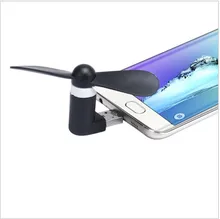 New 2 in1 Mini Micro USB Mobile Phone Fan Portable Flexible Mini USB Fan for PC Tablets Android Smartphones