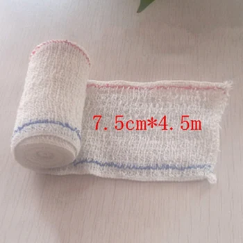 

7.5CM X 4.5M Elastic Spandex Bandage Medical wrinkle Cotton Bandage First Aid Kit Accessories Outdoor Survial Tool