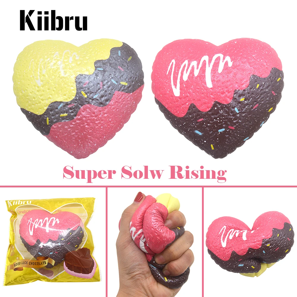 

Kiibru Big Good Luck Chocolate Squishy Scented Super Slow Rising Soft Original Package Gift Kids Toy