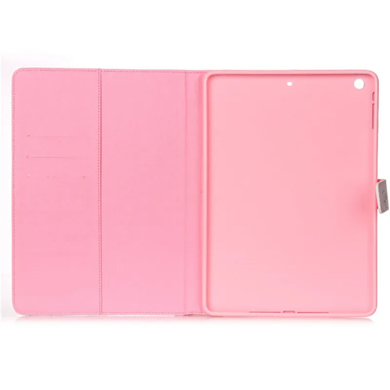 White Cat Case for Ipad Air 1 PU Leather Cute Eyes Magnet Smart Flip Stand Wallet Tablet Cover With Card Slots & OPP Bag 1 PCS   (21)