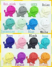 NEW Silicone Teething Lion Necklace silicone Teething Pendant Jewelry King of the Monsters silicone necklace Free