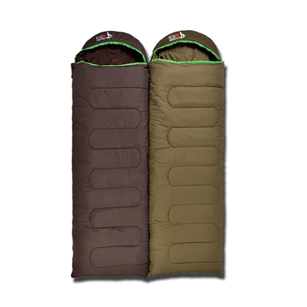 HWWaterproof Sleeping Bag Outdoor Camping Hiking Travel Single Carry