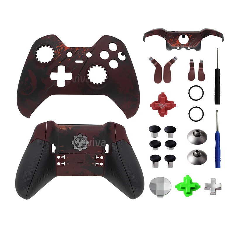 Replacement Parts For Xbox One Elite Controller Shell Bumper Cover Case Buttons Gears of Warin