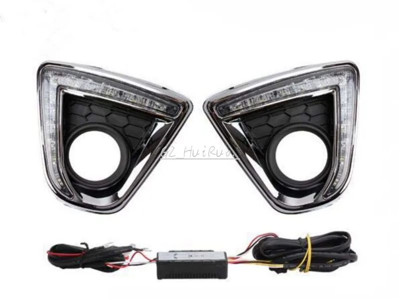 Turn Signal Light style Relay LED CAR DRL Daytime running lights with fog lamp hole for Mazda cx-5 cx5 cx 5 2013 2014 2015 Turn Signal Light style Relay LED CAR DRL Daytime running lights with fog lamp hole for Mazda cx-5 cx5 cx 5 2013 2014 2015