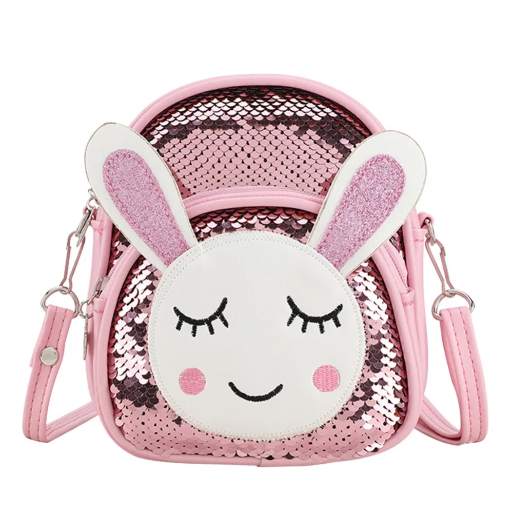 

Shiny Sequin Backpack Cute Rabbit Sequins Backpacks Children Girls Rucksacks School Shoulder Bags Travel Rucksack Purse Bags