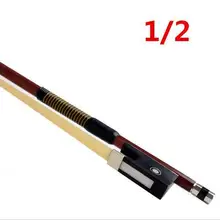 High quality violin bow size 1/2 violino Horse hair violin accessory brazilwood bow accessories para violino