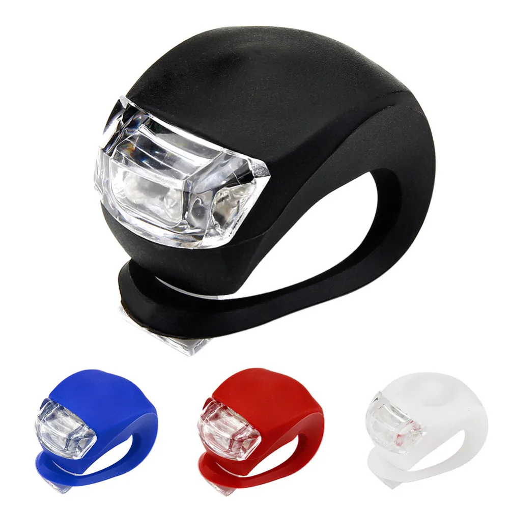 1 Pc Mini Waterproof Silicone Mountain Bike Light Cycling Beetle