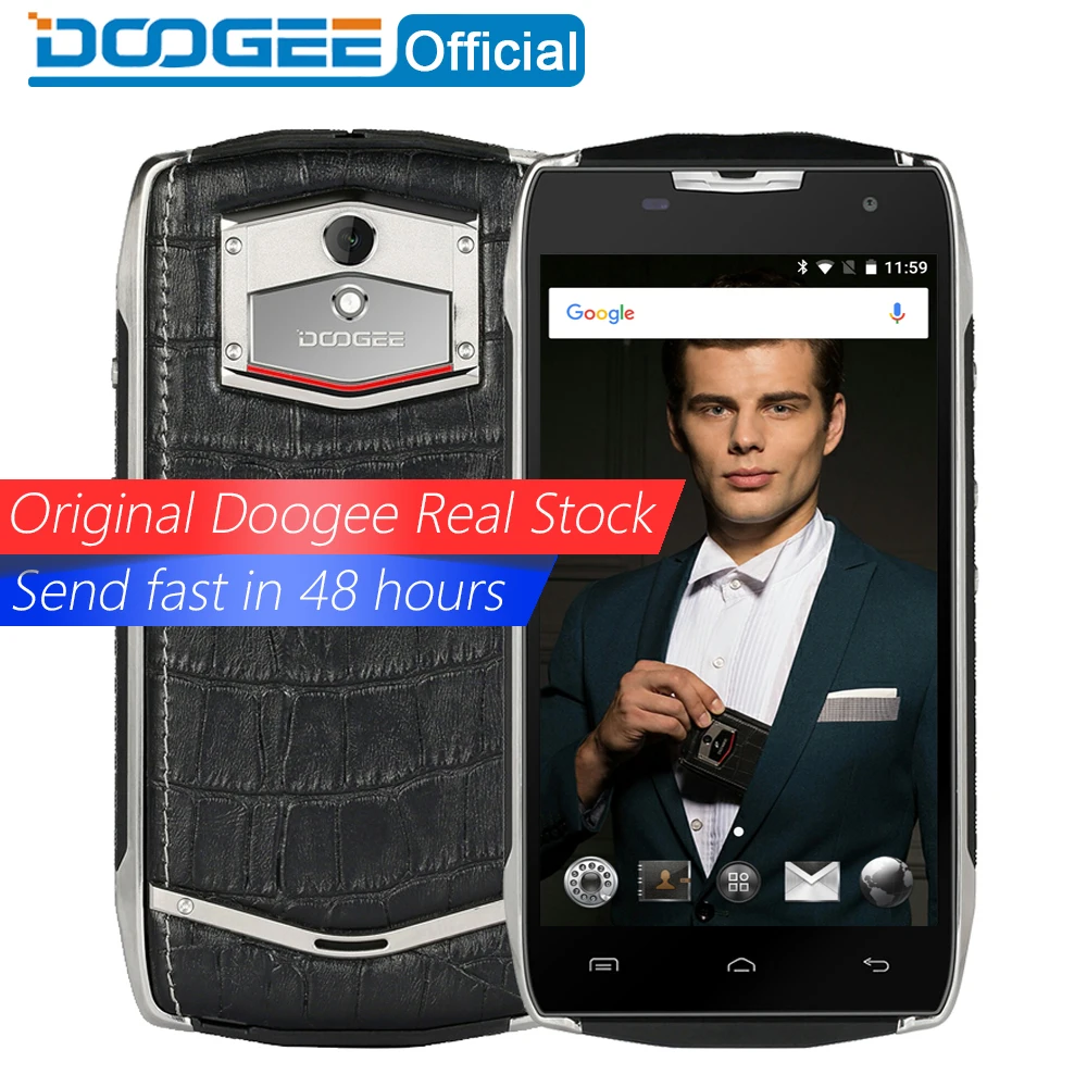 Doogee T5 мобильные телефоны IP67 Водонепроницаемый 5.0 дюйма HD 3 ГБ Оперативная память +