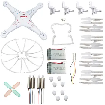 

EBOYU(TM) Original Syma X5 X5C X5C-1 RC Quadcopter Spare Parts Crash Pack Kit Replacement, White(As shown)