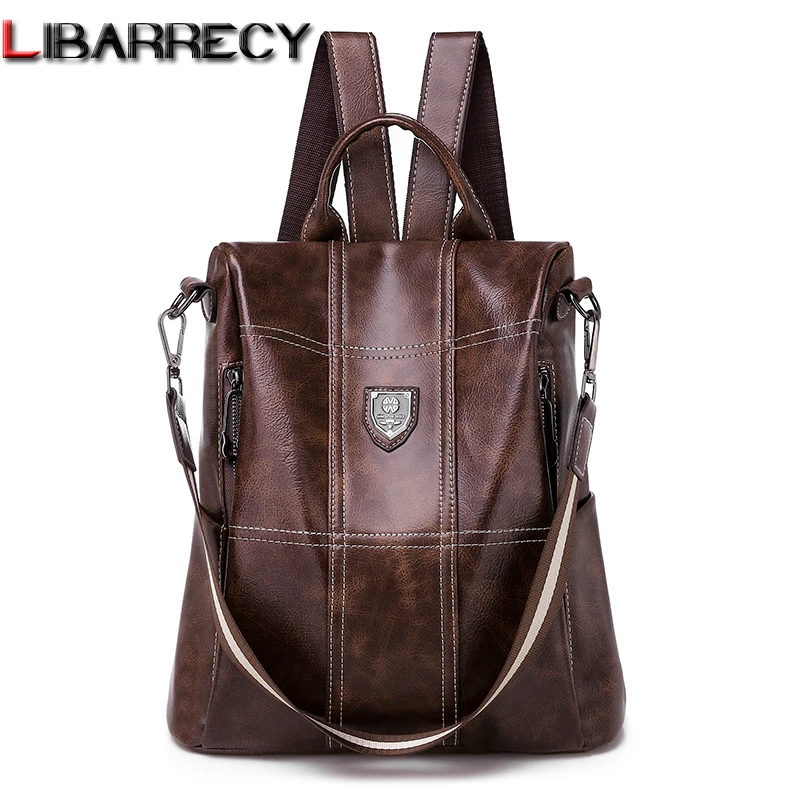 

Luxury Backpack Women Waterproof Backpacks for Female PU Leather School Bags for Teenage Girls Brand Anti-theft Travel Bookbag