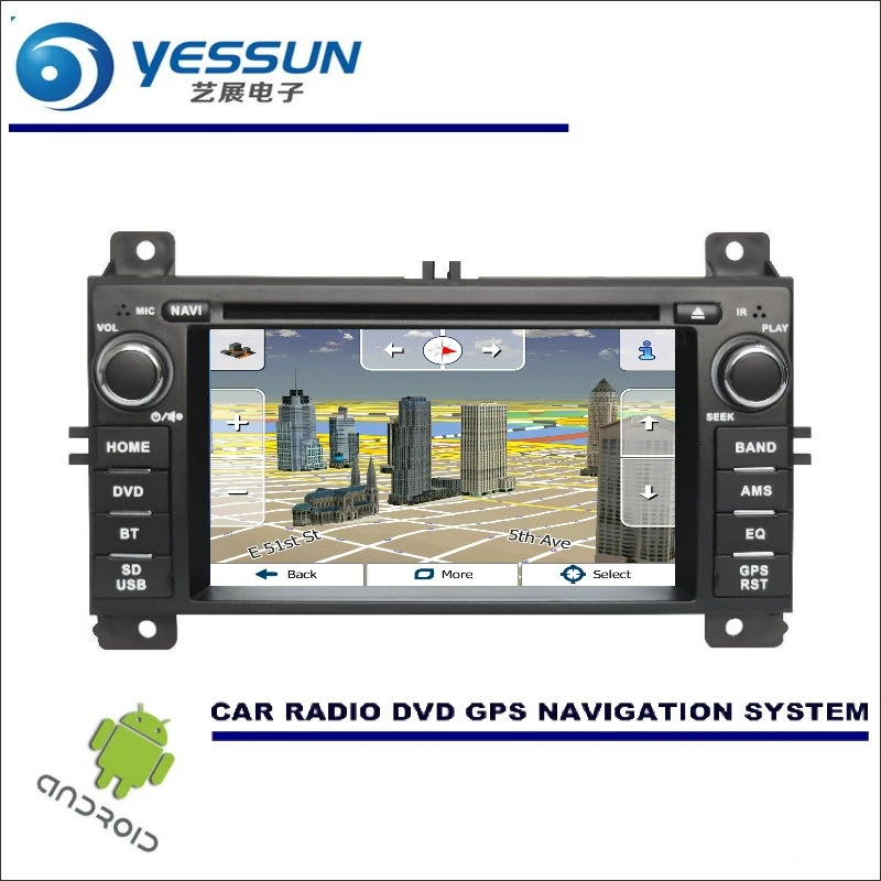 YESSUN для Jeep Grand Cherokee WK2 2011~-Автомобильный dvd-плеер gps Navi навигация Android Радио Стерео Аудио Видео Мультимедиа