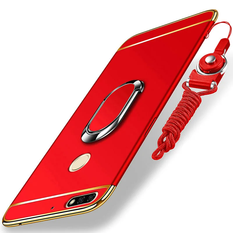 

DIYABEI For Huawei Honor 7X back cover phone cases For Huawei Honor 7C case cover For Huawei Honor 7A Car Holder Stand Magnetic
