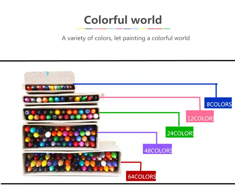 64 цвет/набор окрашенные мелки детские инструменты для рисования студент цветной маркер ручка