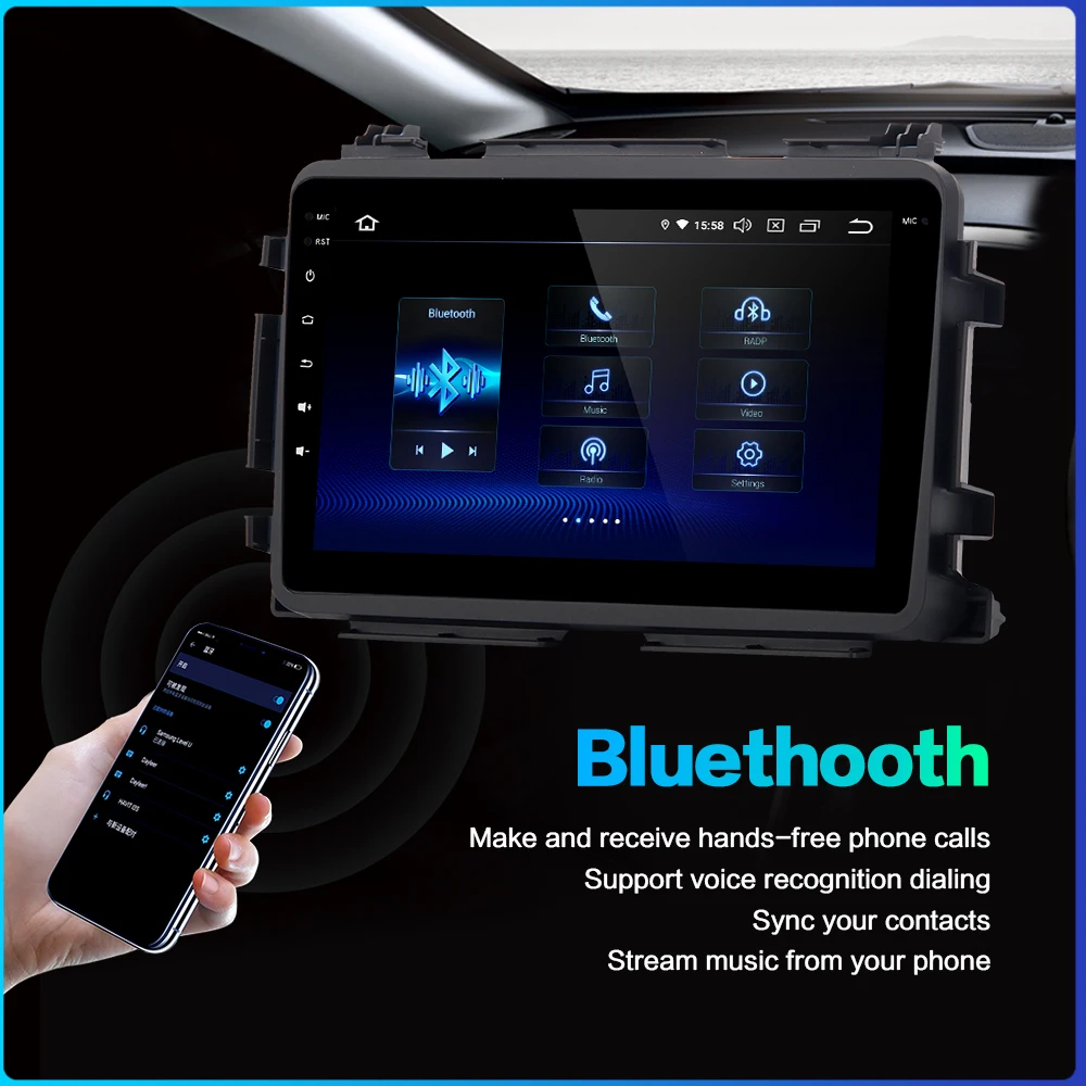 Cheap Car 1 din Android 9.0 Radio GPS Navigation Multimedia for Honda Vezel HR-V HRV 2014 2015 2016 2017 with 8" Multi Touch Screen 3 Cheap Car 1 din Android 9.0 Radio GPS Navigation Multimedia for Honda Vezel HR-V HRV 2014 2015 2016 2017 with 8" Multi Touch Screen 3
