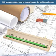 Измерительный инструмент Feeler 300 мм* 14 шт. из нержавеющей стали датчик зазора внутреннее измерение диаметра инструмент 0,05-1 мм щуп