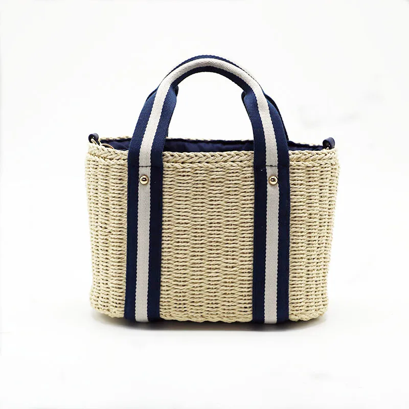 

Fashion Straw Bag Handbags Women Bags Summer Rattan shoulder Handmade Woven Beach Cross Body tote Bag travel Bohemia Handbag