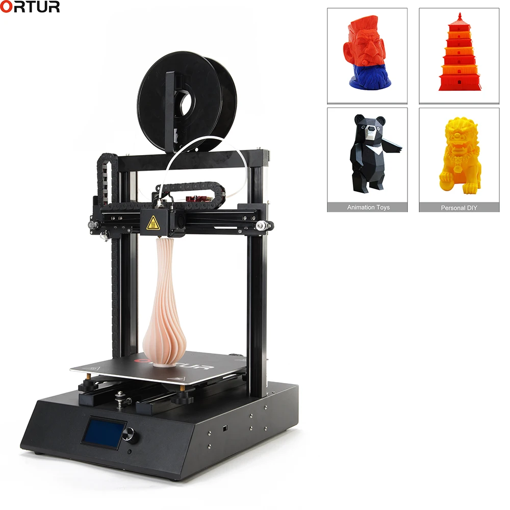 

FDM Ortur 4 3D Printer Newest Magnetic Pad+Removable Carbon Steel Platform FDM High Precision 2019 Printer 3D Best Birthday Gift
