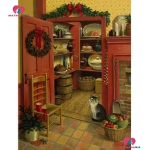 На заказ 5D diy Алмазная вышивка распродажа Алмазная картина полностью вышивка крестиком кошка мозаичный узор наклейки Домашнее украшение