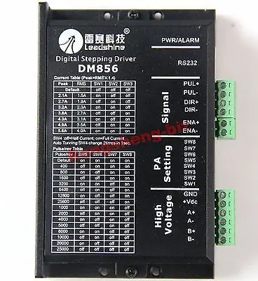 

DHL/EMS 4 sets Leadshine DM856 Stepper good quality Driver +80VDC 0.5A to 5.6A 2/4-phase good qualitys