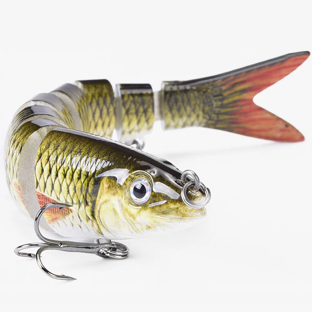  1pcs 30g/13.5cm Artificial Bait ABS Fishing Lure Multi Jointed Fish Fishing Lure Baits Swim Fishing