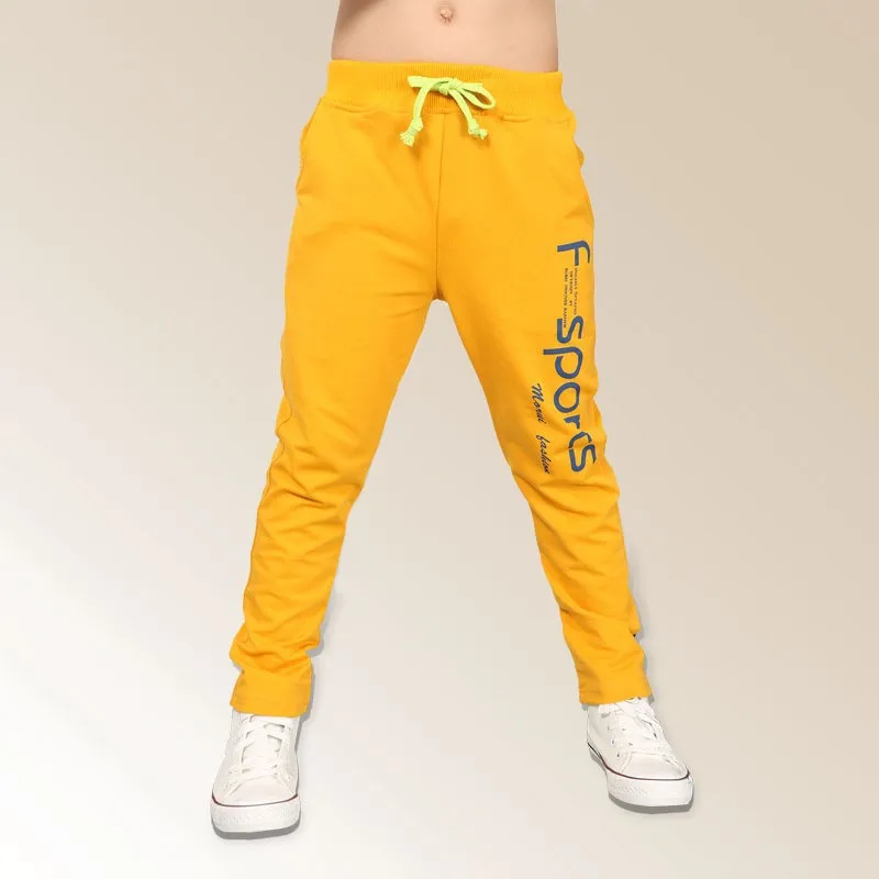Oklady 2017, Новая мода бренд Детские штаны для мальчиков Брюки из хлопка с принтами букв Спортивные штаны для детей Повседневное детская одежда