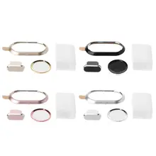 4 в 1 дома Touch ID кнопка Стикеры зарядки порты и разъёмы пыли разъем сзади объектив защитный чехол алюминий комплект сплавов интимные аксессуары